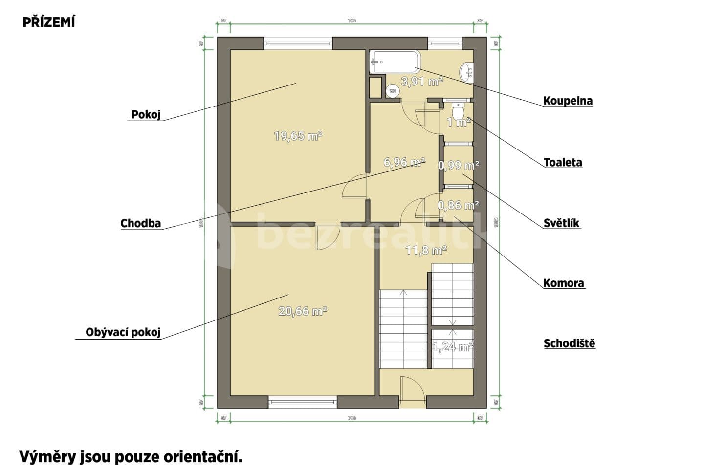 Prodej domu 132 m², pozemek 105 m², Opavská, Plzeň, Plzeňský kraj