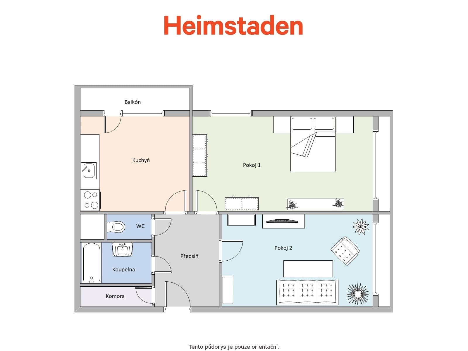 Pronájem bytu 2+1 62 m², Masarykova třída, Orlová, Moravskoslezský kraj Pronájem bytu 2+1 62 m², Masarykova třída, Orlová, Moravskoslezský kraj