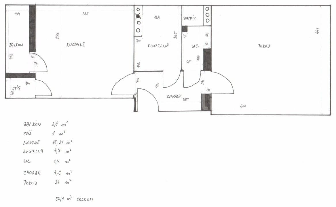 Pronájem bytu 1+1 50 m², Štolcova, Brno, Jihomoravský kraj Pronájem bytu 1+1 50 m², Štolcova, Brno, Jihomoravský kraj