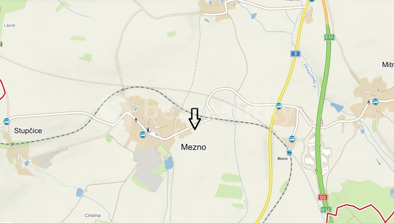 Prodej pozemku 1.535 m², 12144, Mezno, Středočeský kraj