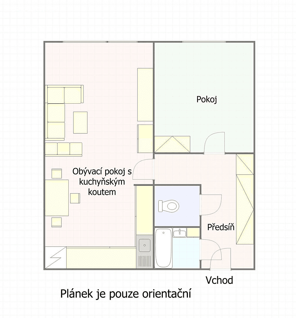 Prodej bytu 2+kk 43 m², Přeštická, Praha, Praha Prodej bytu 2+kk 43 m², Přeštická, Praha, Praha