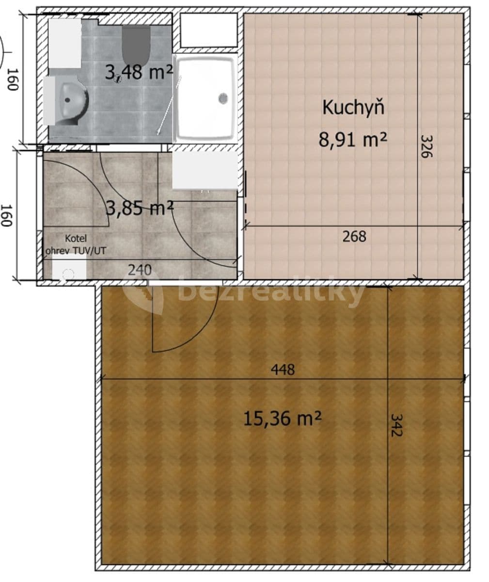 Pronájem bytu 1+1 35 m², Husova čtvrť, Rosice, Jihomoravský kraj Pronájem bytu 1+1 35 m², Husova čtvrť, Rosice, Jihomoravský kraj