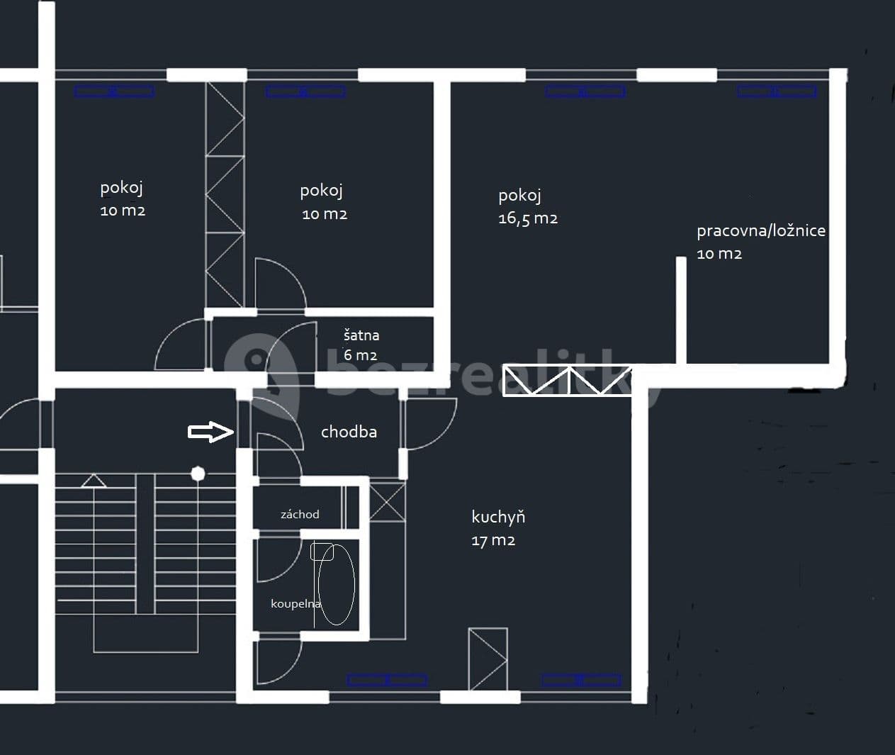 Pronájem bytu 4+kk 85 m², Molákova, Praha, Praha Pronájem bytu 4+kk 85 m², Molákova, Praha, Praha