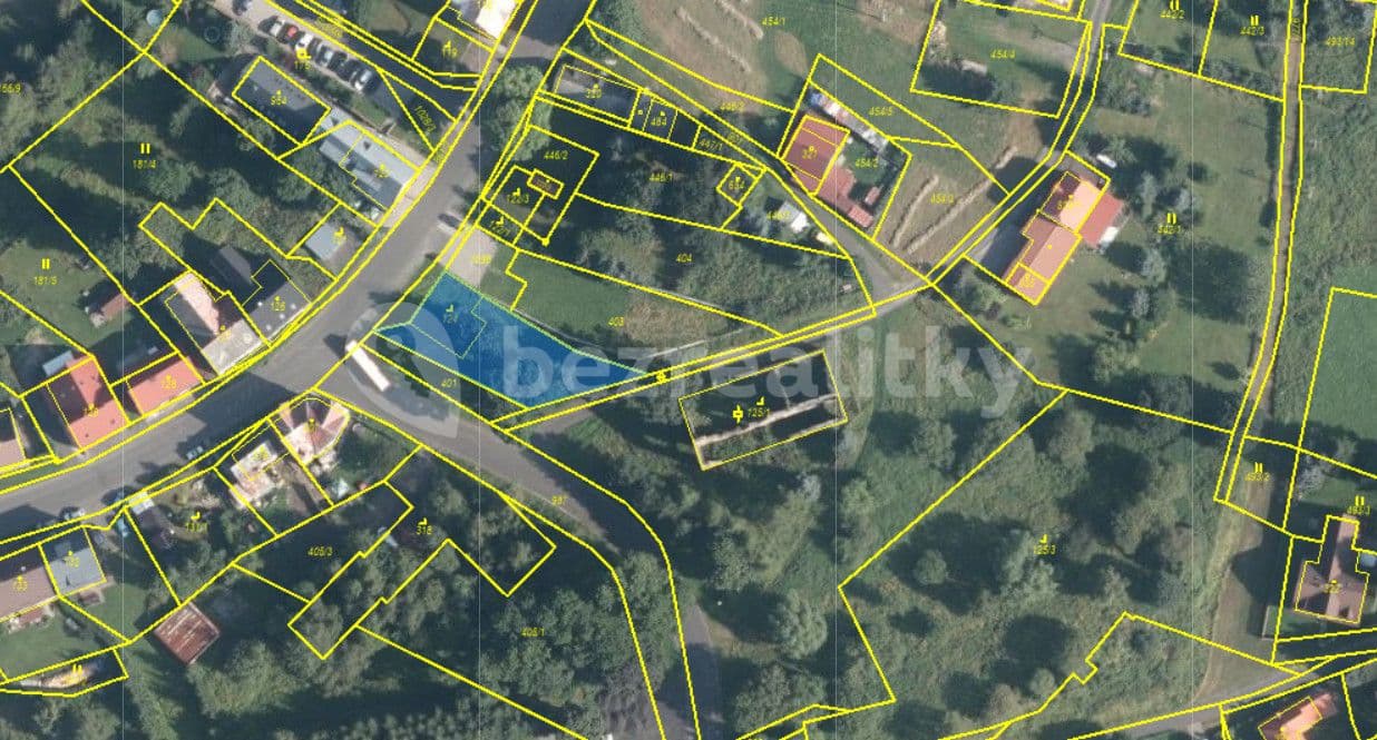 Prodej pozemku 594 m², Kovářská, Ústecký kraj