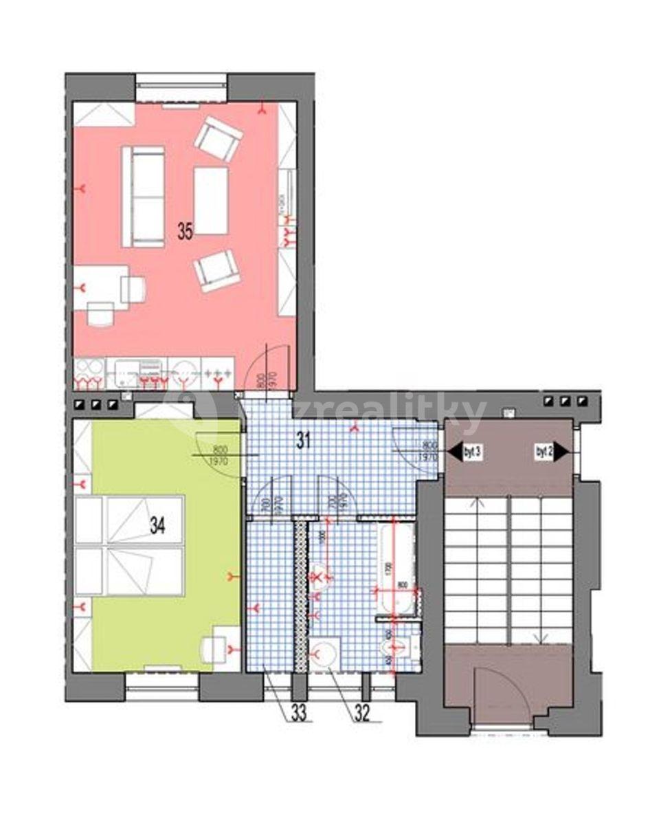 Pronájem bytu 2+kk 47 m², Nadační, Ostrava, Moravskoslezský kraj