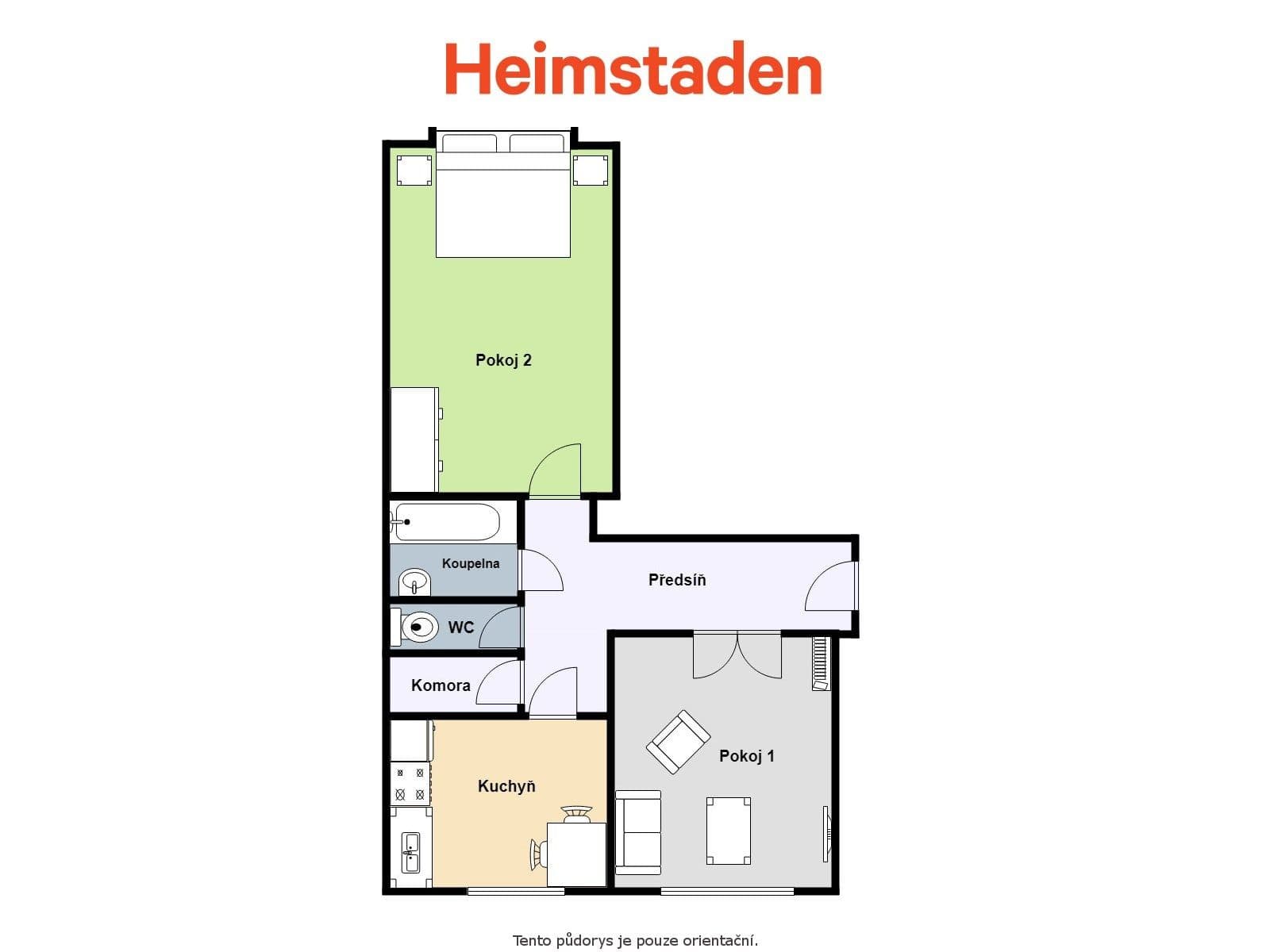 Pronájem bytu 2+1 54 m², Národní třída, Havířov, Moravskoslezský kraj Pronájem bytu 2+1 54 m², Národní třída, Havířov, Moravskoslezský kraj