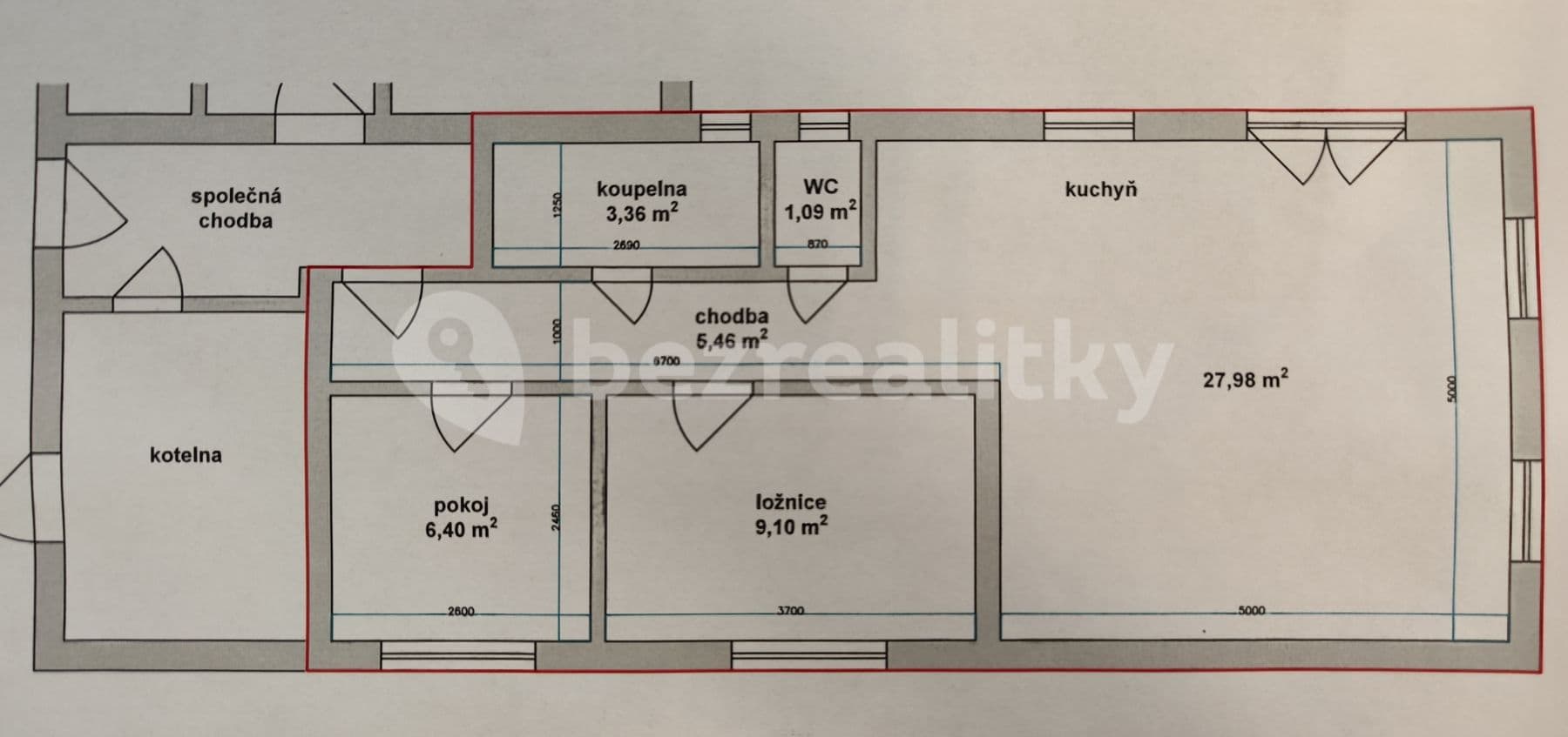 Pronájem bytu 3+kk 54 m², Tehov, Středočeský kraj Pronájem bytu 3+kk 54 m², Tehov, Středočeský kraj
