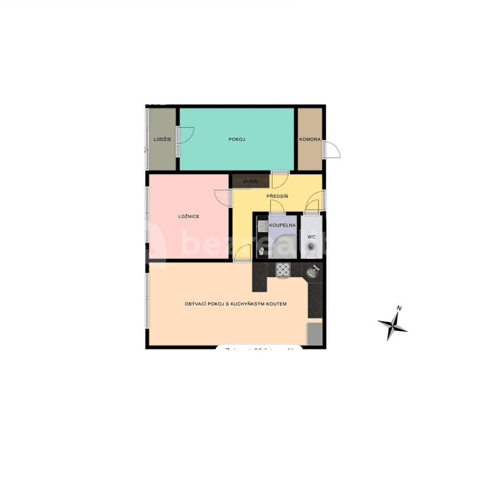 Prodej bytu 3+kk 65 m², Levského, Praha, Praha