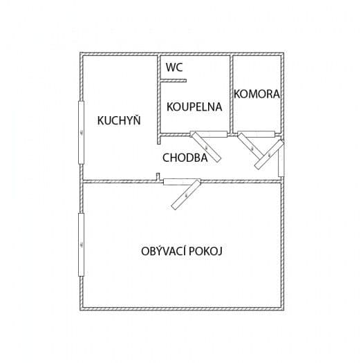 Prodej bytu 1+kk 35 m², Hořesedly, Středočeský kraj