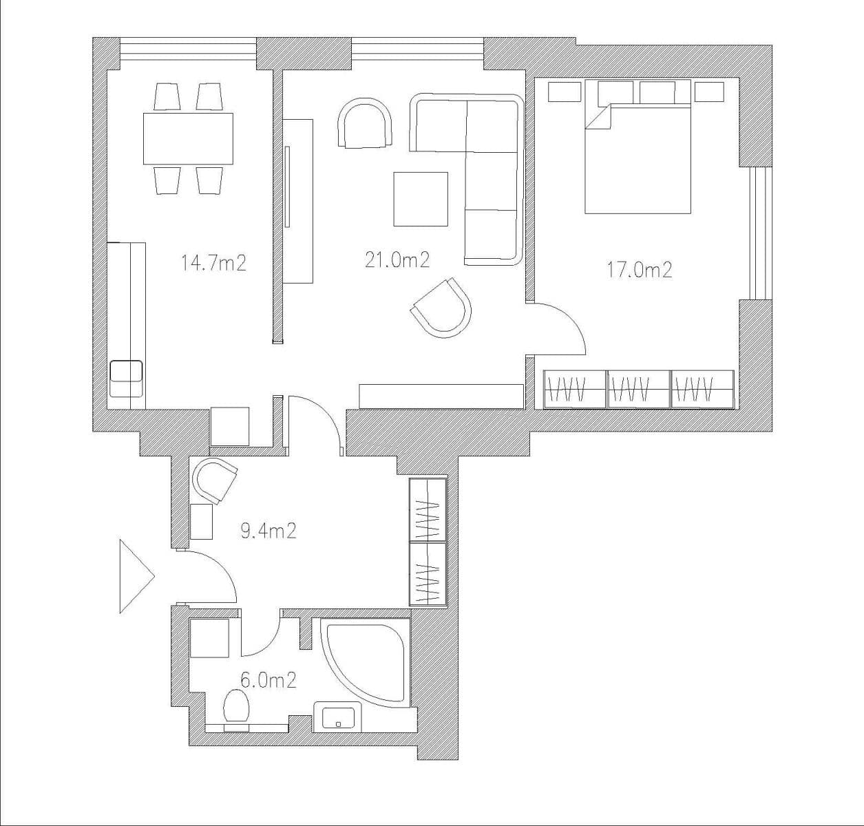 Prodej bytu 2+1 70 m², Biskupcova, Praha, Praha Prodej bytu 2+1 70 m², Biskupcova, Praha, Praha
