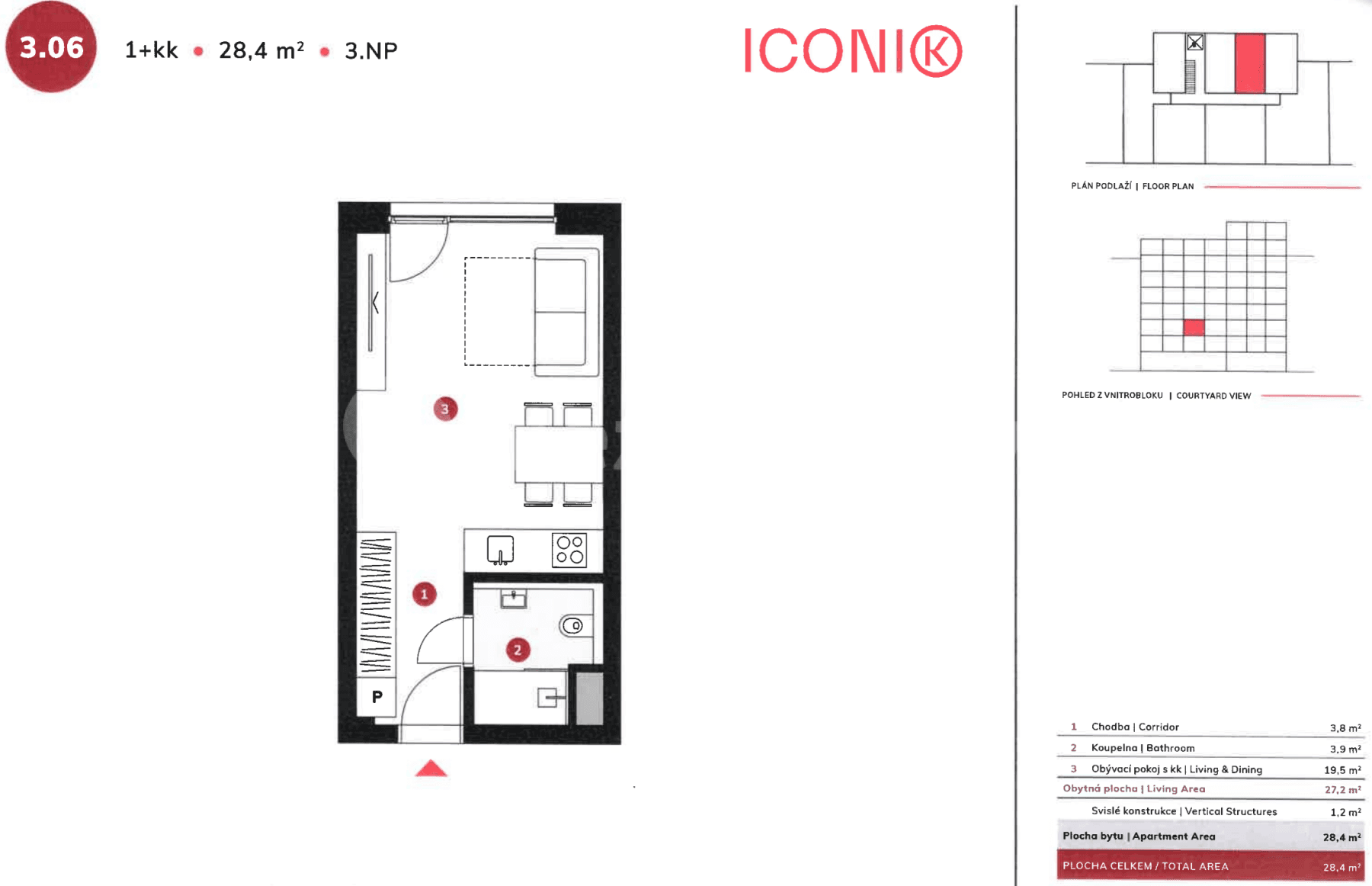 Pronájem bytu 1+kk 28 m², Sokolovská, Praha, Praha Pronájem bytu 1+kk 28 m², Sokolovská, Praha, Praha