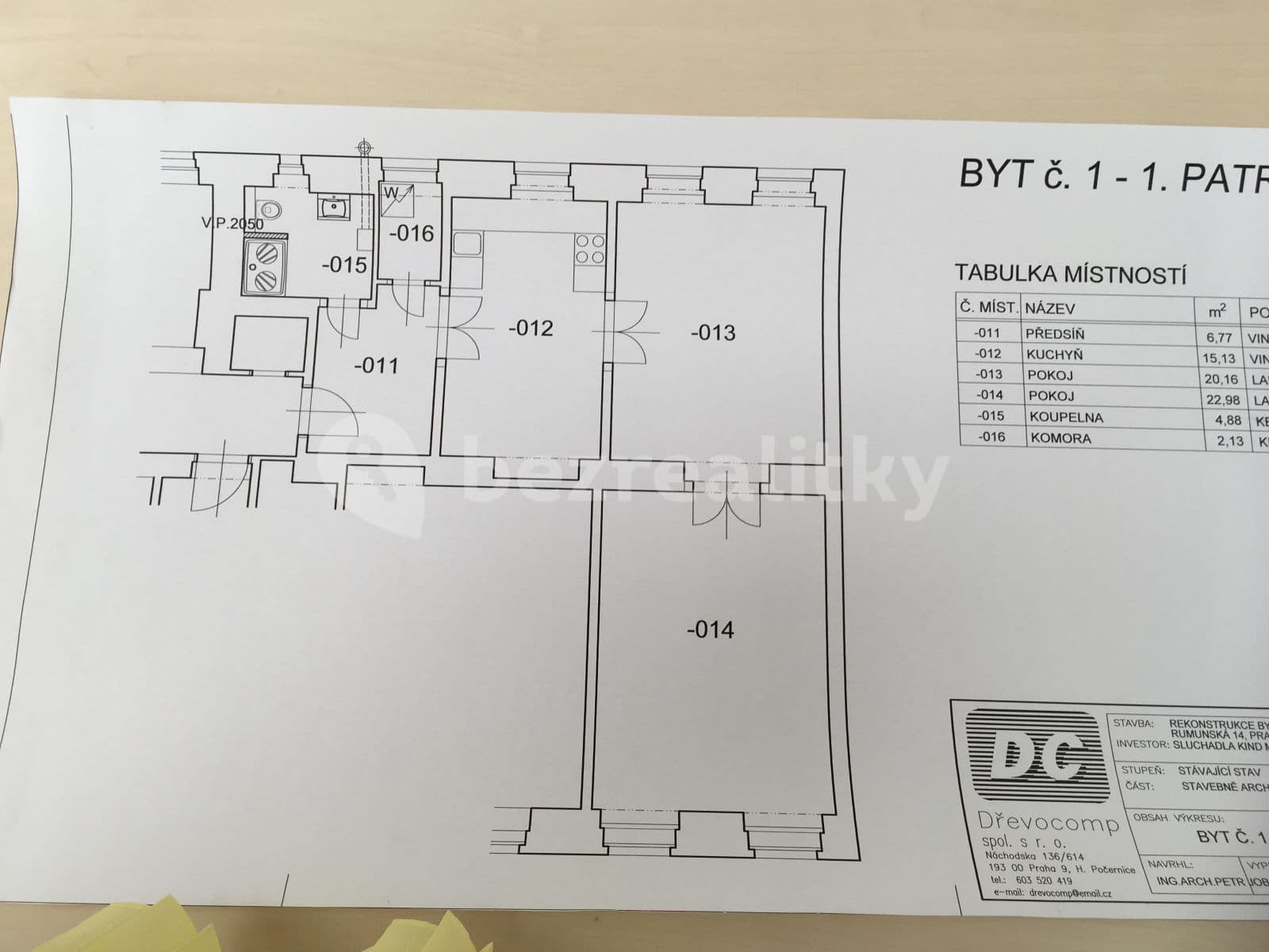 Pronájem bytu 2+1 72 m², Rumunská, Praha, Praha Pronájem bytu 2+1 72 m², Rumunská, Praha, Praha
