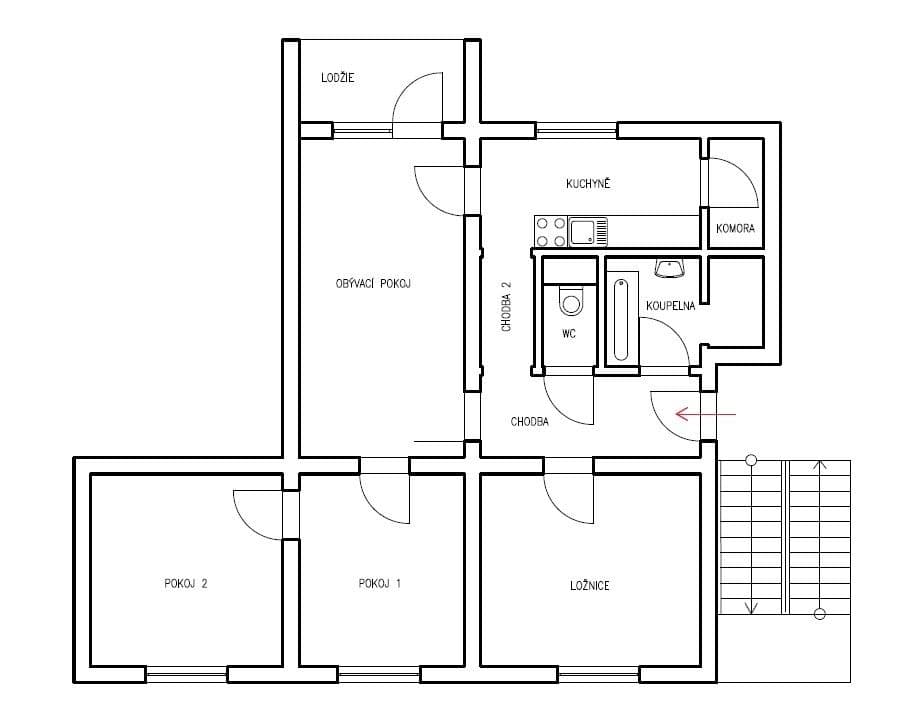Prodej bytu 4+1 87 m², Antonína Slavíčka, Svitavy, Pardubický kraj Prodej bytu 4+1 87 m², Antonína Slavíčka, Svitavy, Pardubický kraj
