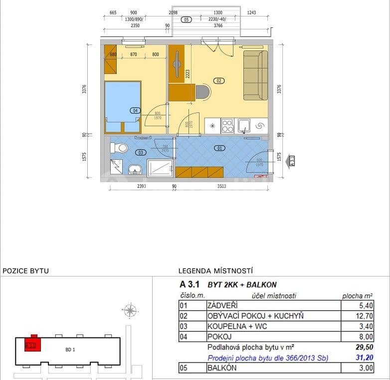 Pronájem bytu 2+kk 35 m², Nádražní, Hrochův Týnec, Pardubický kraj Pronájem bytu 2+kk 35 m², Nádražní, Hrochův Týnec, Pardubický kraj