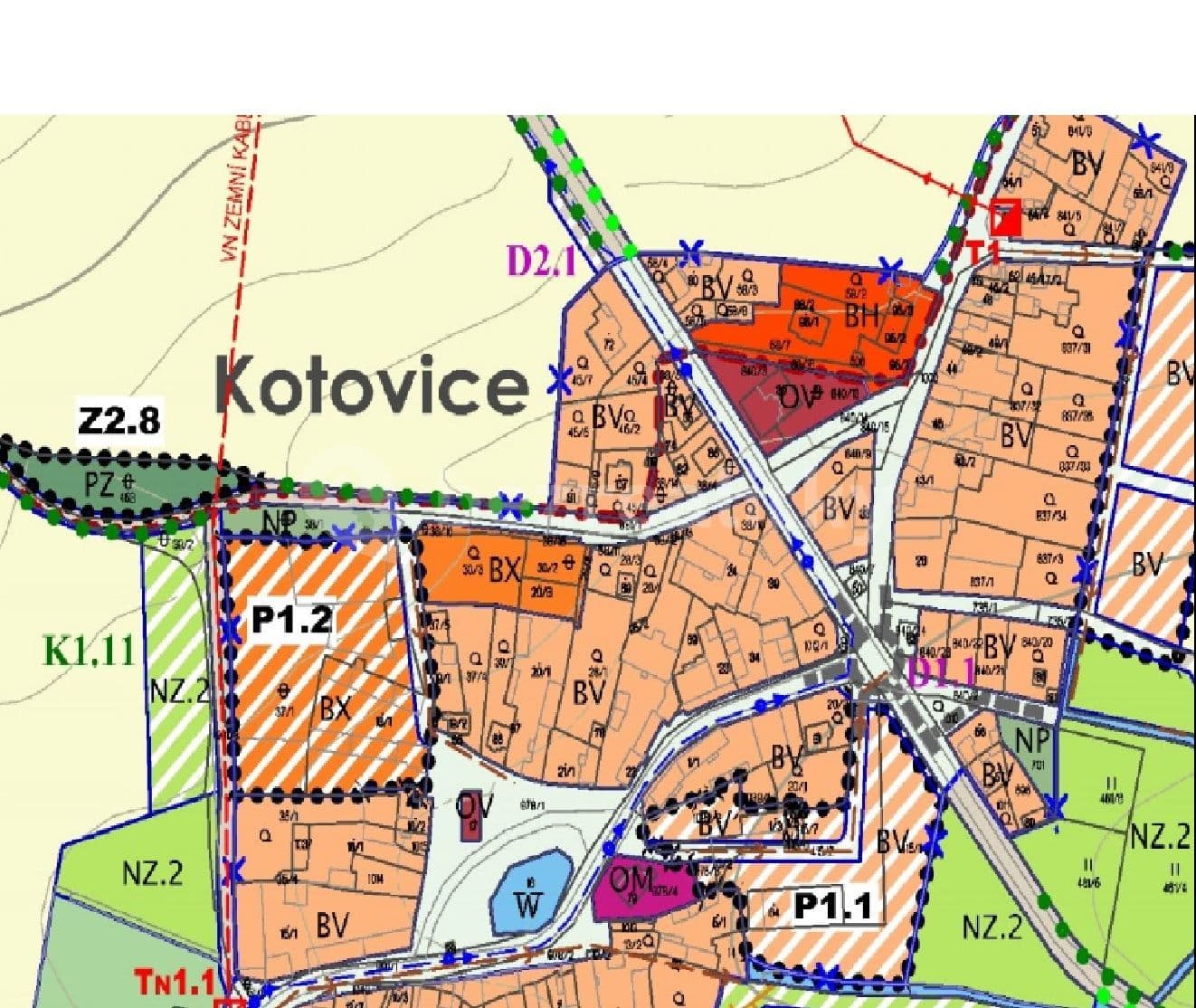 Prodej pozemku 8.277 m², Kotovice, Plzeňský kraj