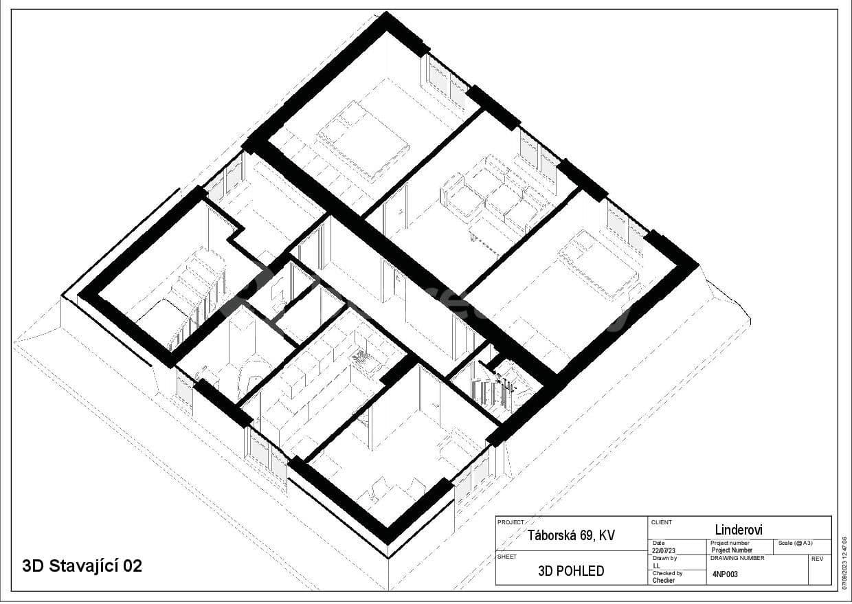 Prodej bytu 4+1 125 m², Táborská, Karlovy Vary, Karlovarský kraj