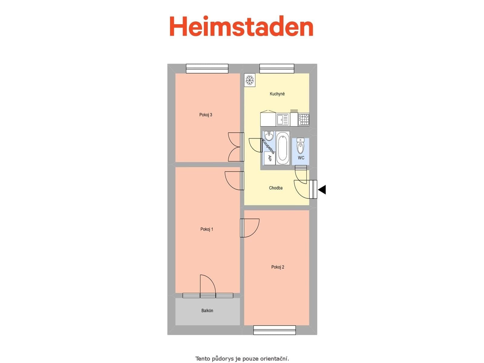 Pronájem bytu 3+1 67 m², Edisonova, Havířov, Moravskoslezský kraj Pronájem bytu 3+1 67 m², Edisonova, Havířov, Moravskoslezský kraj
