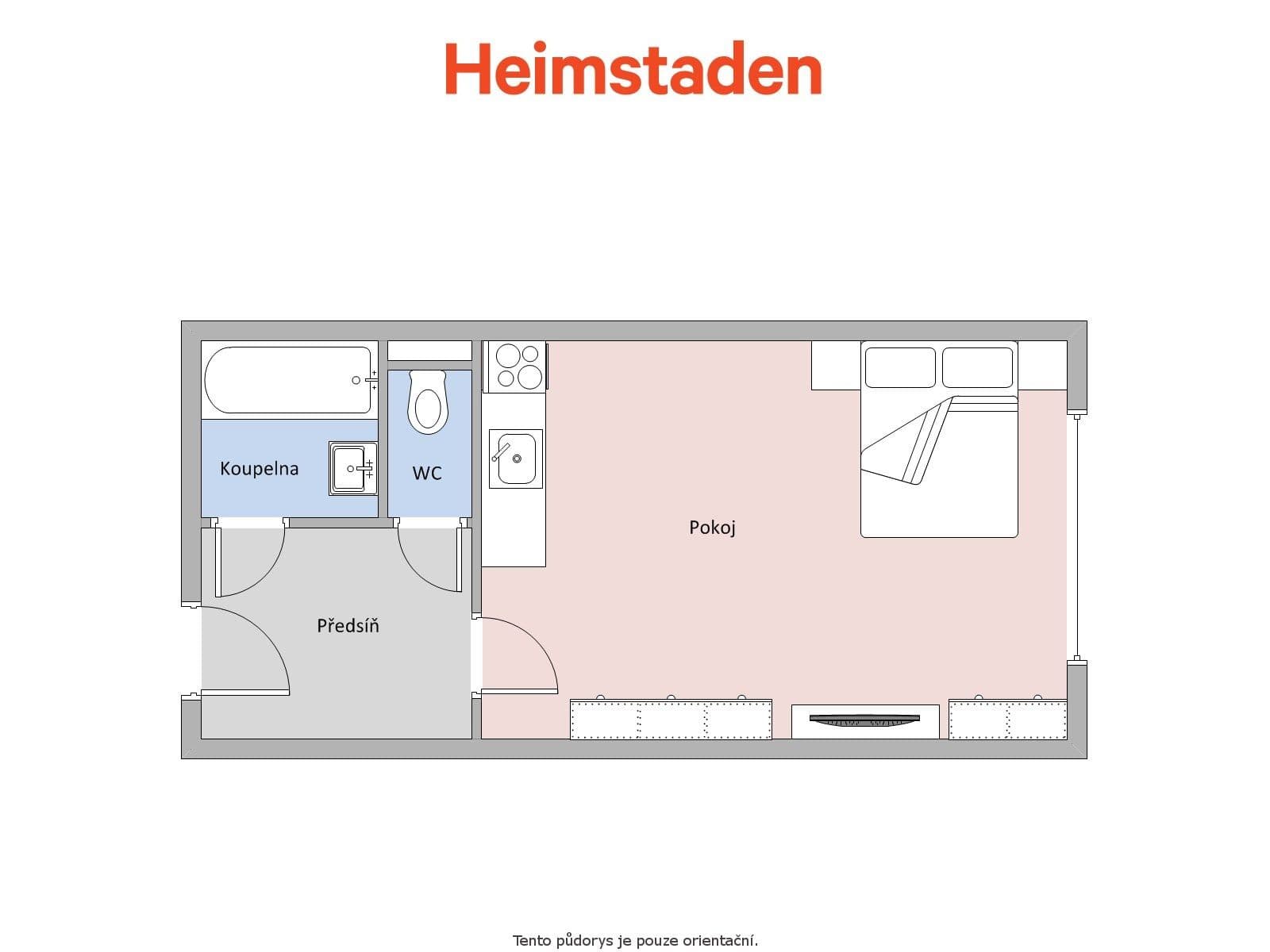 Pronájem bytu 1+kk 26 m², Masarykova třída, Orlová, Moravskoslezský kraj Pronájem bytu 1+kk 26 m², Masarykova třída, Orlová, Moravskoslezský kraj