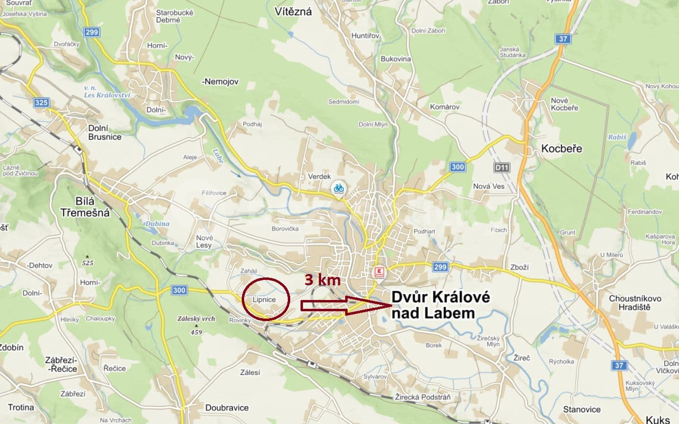 Prodej pozemku 2.754 m², Dvůr Králové nad Labem, Královéhradecký kraj