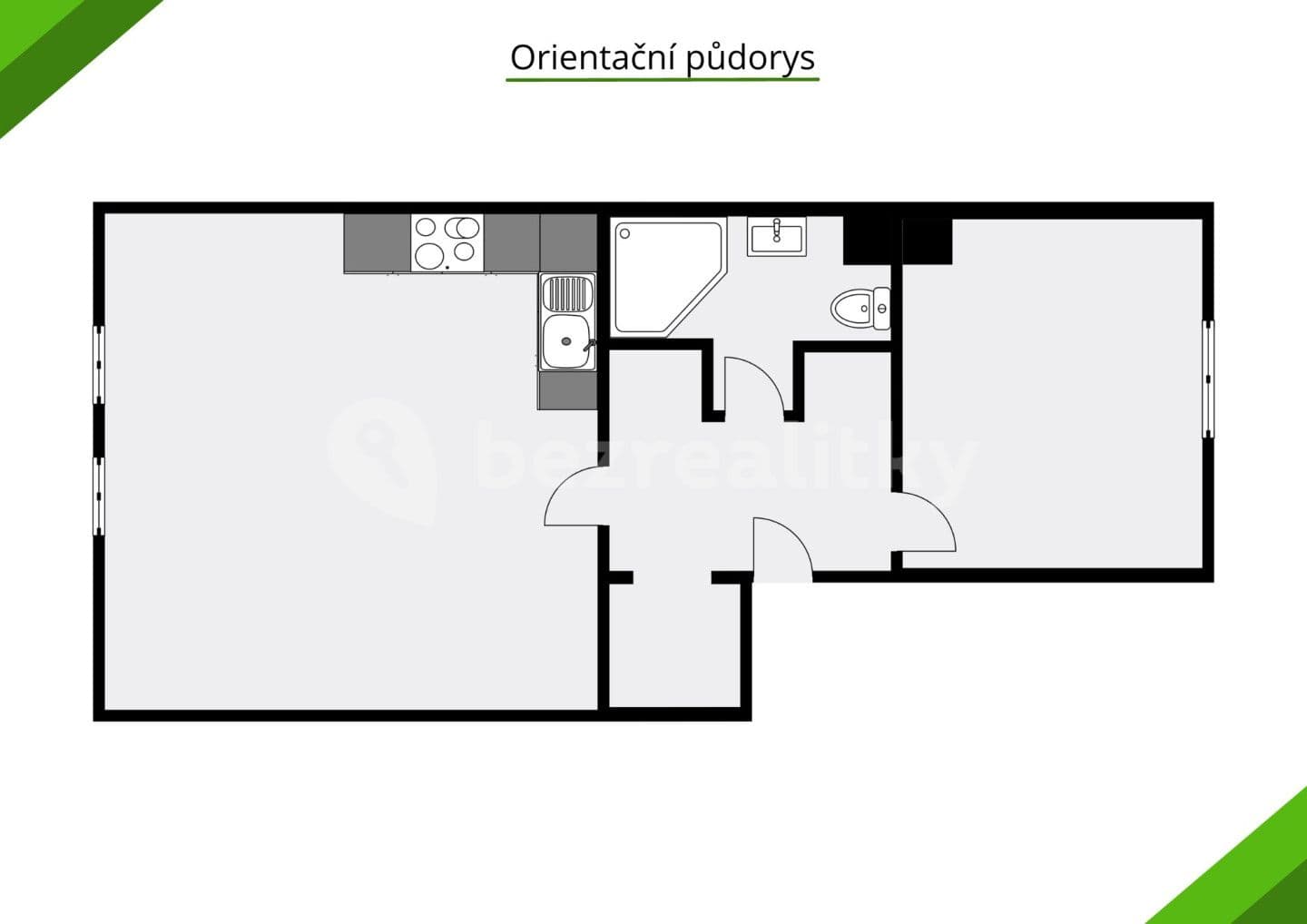 Prodej bytu 2+kk 53 m², Čechova, Kralupy nad Vltavou, Středočeský kraj