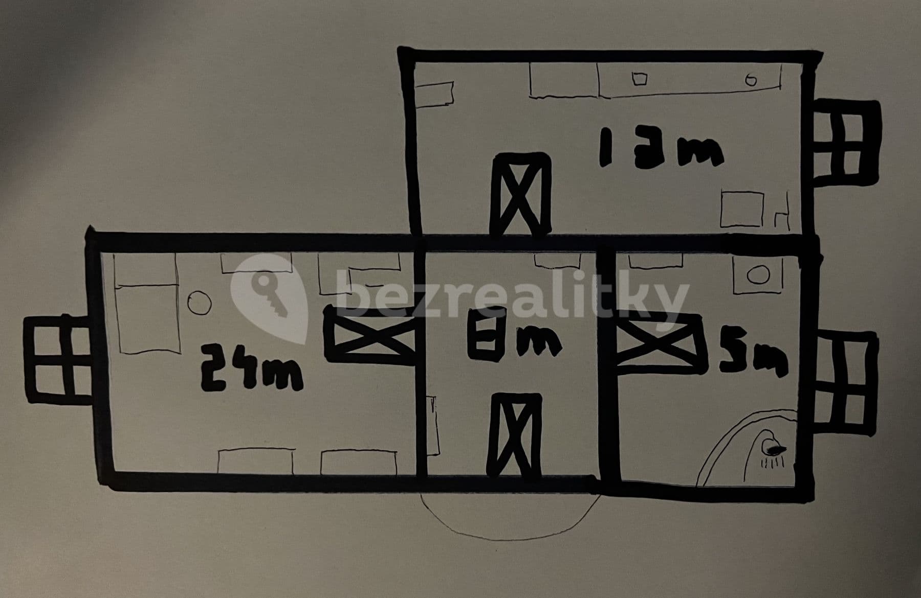 Pronájem bytu 1+1 50 m², Tylovo náměstí, Praha, Praha Pronájem bytu 1+1 50 m², Tylovo náměstí, Praha, Praha