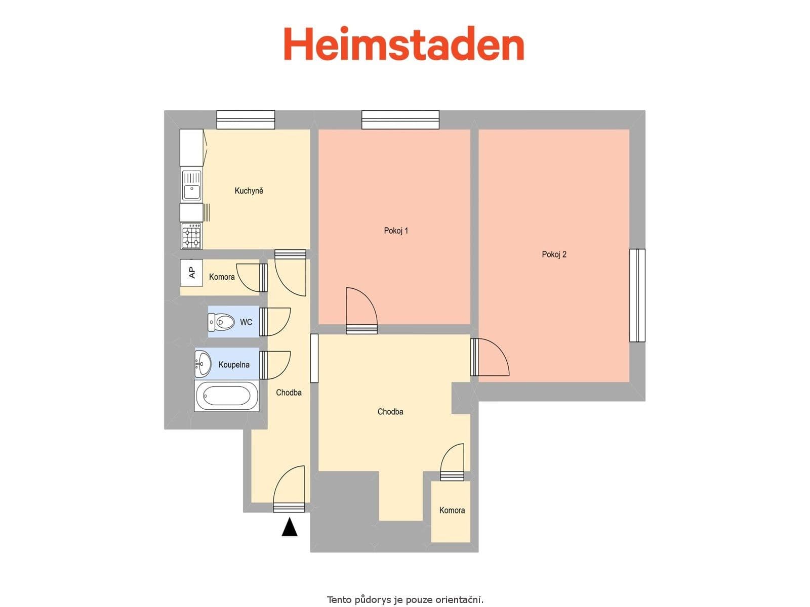 Pronájem bytu 2+1 62 m², Hlavní třída, Ostrava, Moravskoslezský kraj Pronájem bytu 2+1 62 m², Hlavní třída, Ostrava, Moravskoslezský kraj