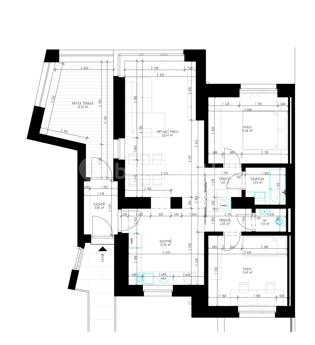 Pronájem bytu 3+kk 73 m², Pod Kesnerkou, Praha, Praha Pronájem bytu 3+kk 73 m², Pod Kesnerkou, Praha, Praha