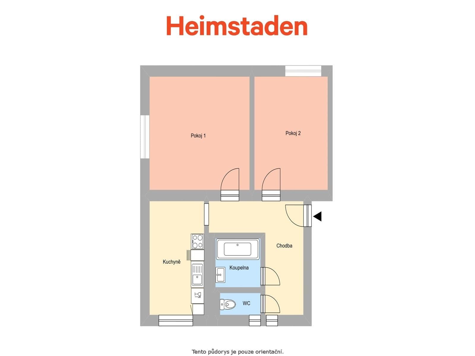 Pronájem bytu 2+1 55 m², Hybešova, Havířov, Moravskoslezský kraj Pronájem bytu 2+1 55 m², Hybešova, Havířov, Moravskoslezský kraj