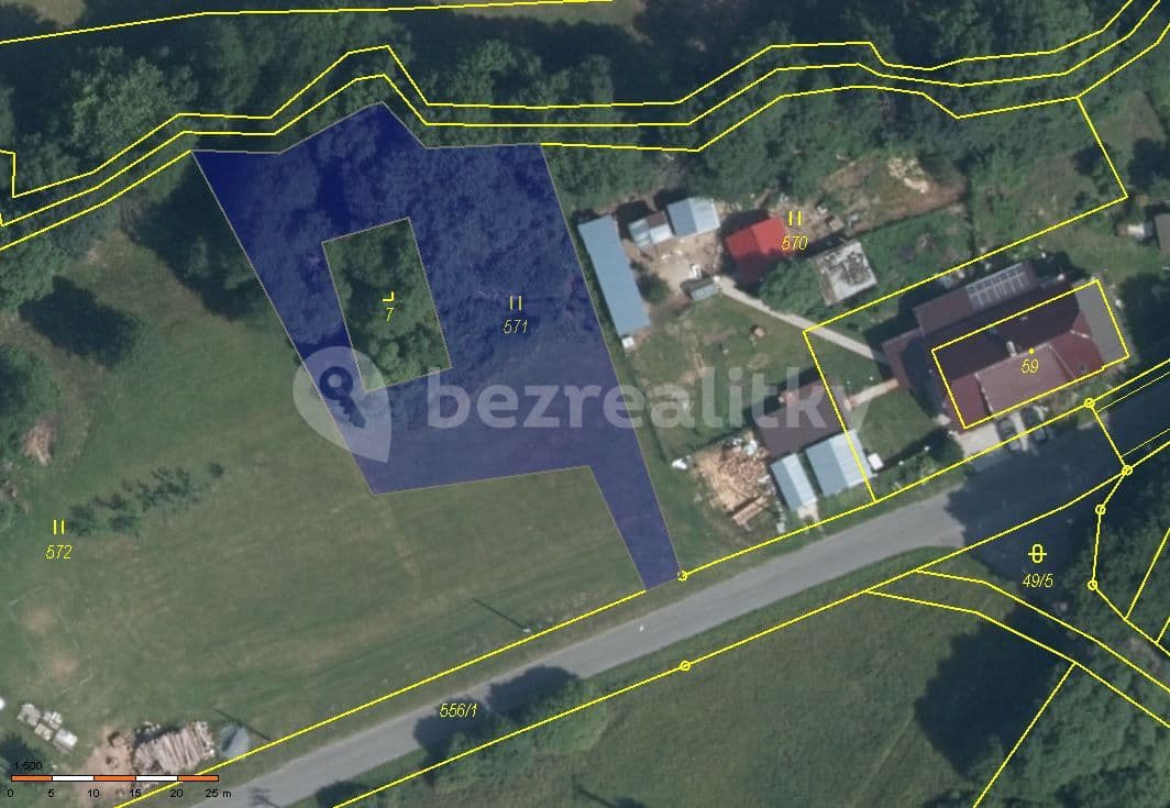Prodej pozemku 1.445 m², Malá Morava, Olomoucký kraj