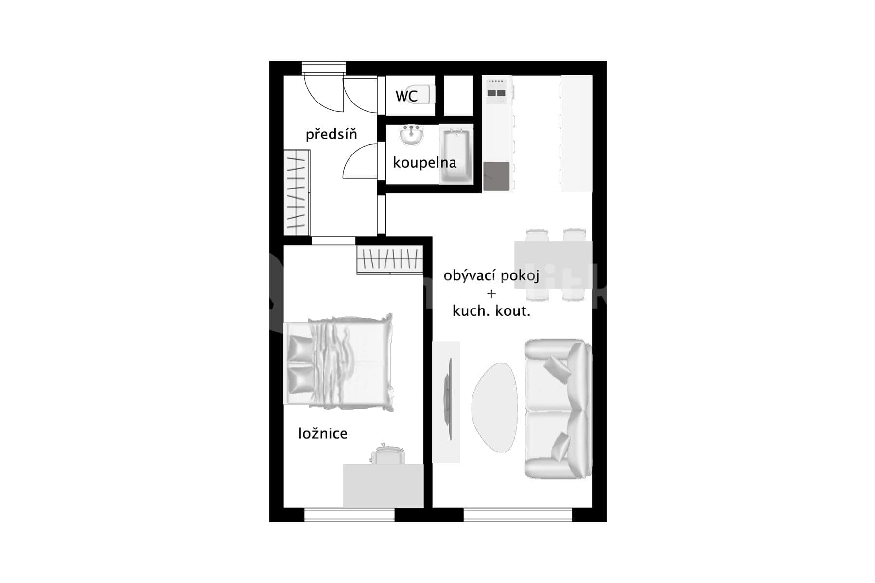 Prodej bytu 2+kk 50 m², Milánská, Praha, Praha