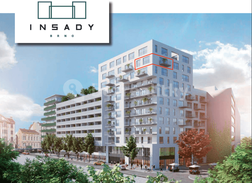 Pronájem bytu 2+kk 66 m², Nové sady, Brno, Jihomoravský kraj Pronájem bytu 2+kk 66 m², Nové sady, Brno, Jihomoravský kraj