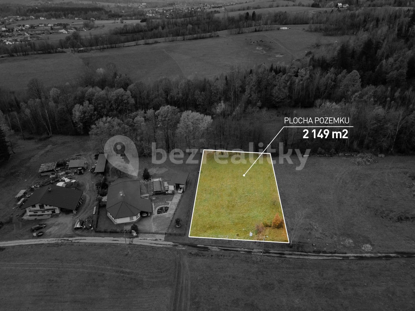 Prodej pozemku 2.149 m², Písek, Moravskoslezský kraj