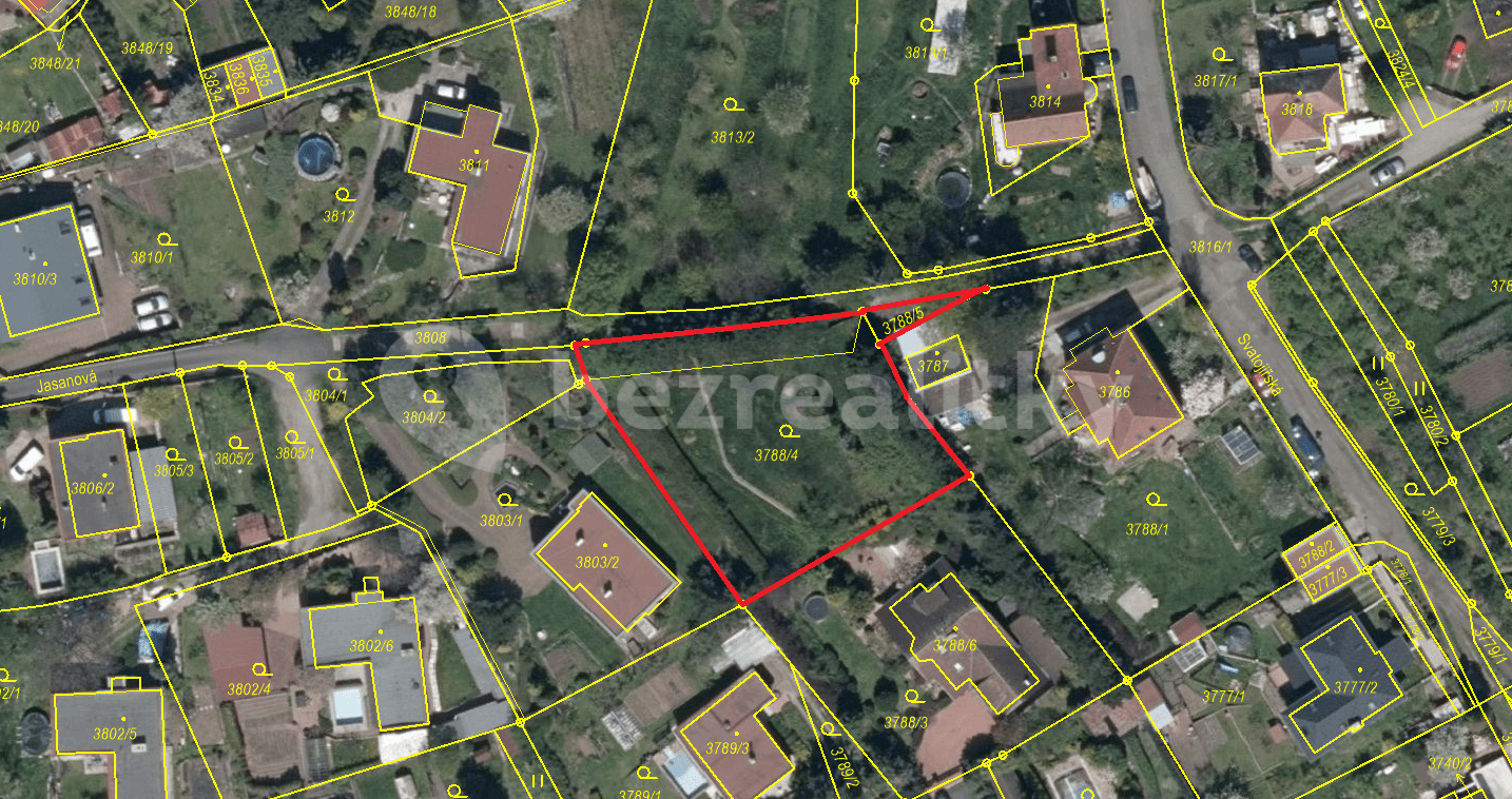 Prodej pozemku 1.210 m², Jasanová, Ústí nad Labem, Ústecký kraj