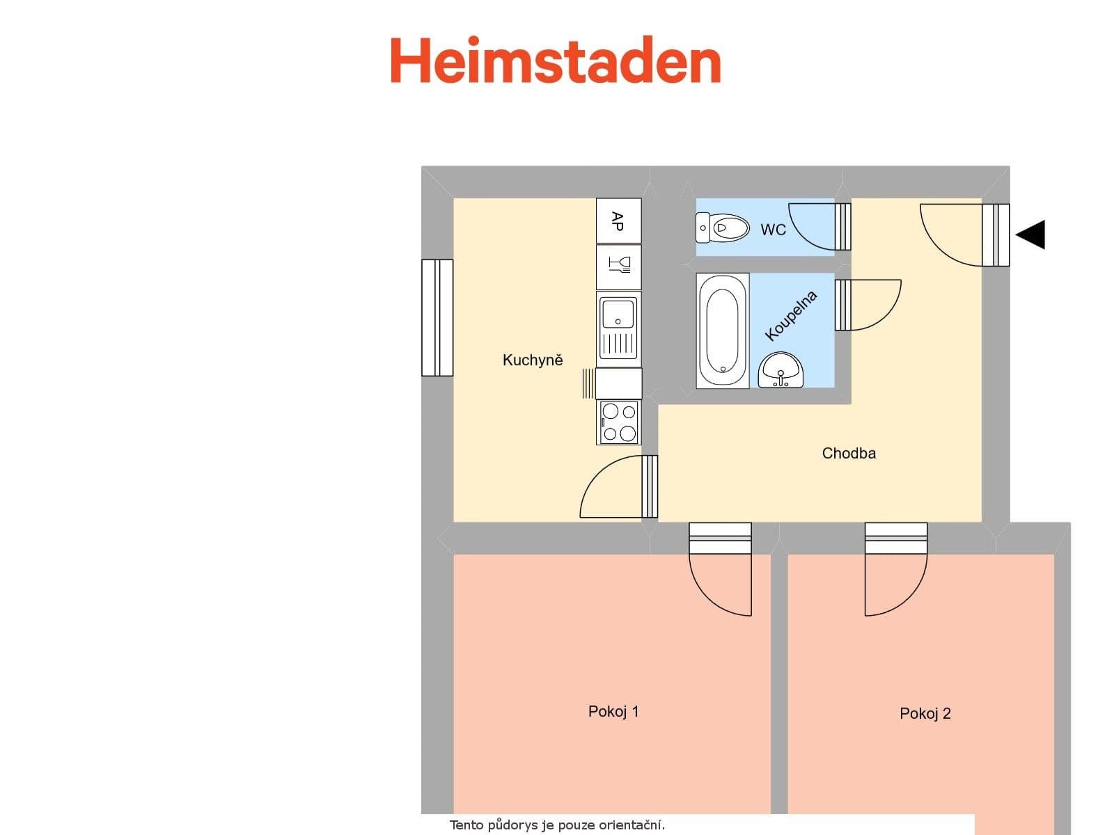 Pronájem bytu 2+1 56 m², Sadová, Havířov, Moravskoslezský kraj Pronájem bytu 2+1 56 m², Sadová, Havířov, Moravskoslezský kraj