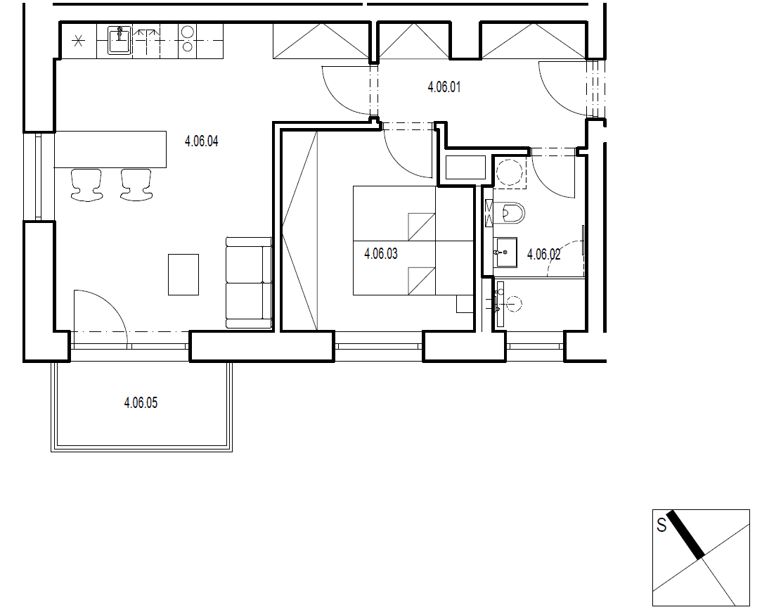Pronájem bytu 2+kk 46 m², Tyršova, Kuřim, Jihomoravský kraj Pronájem bytu 2+kk 46 m², Tyršova, Kuřim, Jihomoravský kraj