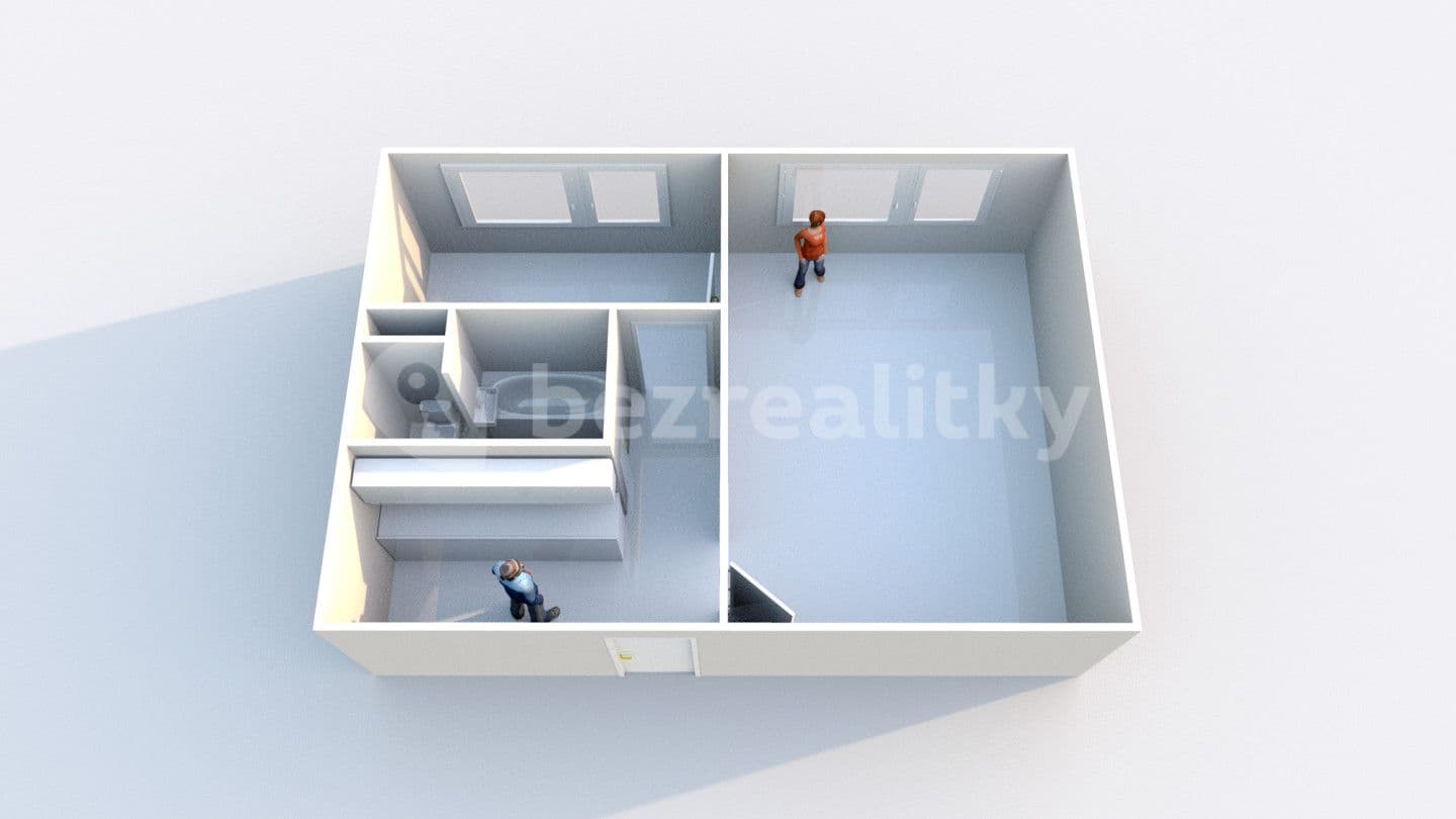 Prodej bytu 2+1 42 m², Holešická, Chomutov, Ústecký kraj
