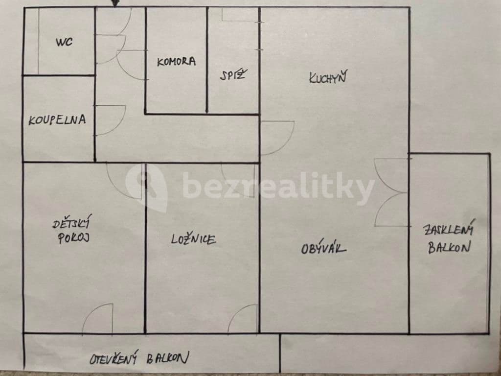Pronájem bytu 3+kk 80 m², V Dolině, Praha, Praha Pronájem bytu 3+kk 80 m², V Dolině, Praha, Praha