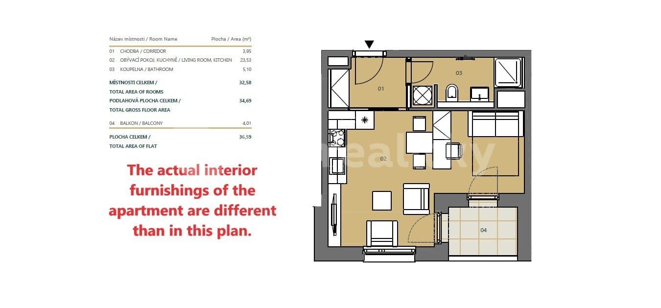 Pronájem bytu 1+kk 35 m², Jankovcova, Praha, Praha Pronájem bytu 1+kk 35 m², Jankovcova, Praha, Praha