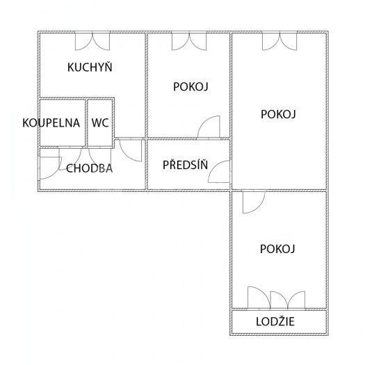 Prodej bytu 3+1 73 m², Sídliště 1. máje, Strakonice, Jihočeský kraj