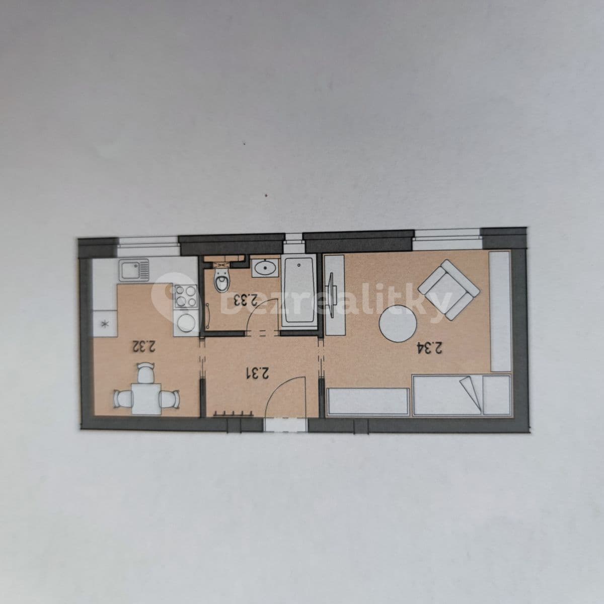 Pronájem bytu 1+1 34 m², Kařez, Plzeňský kraj Pronájem bytu 1+1 34 m², Kařez, Plzeňský kraj