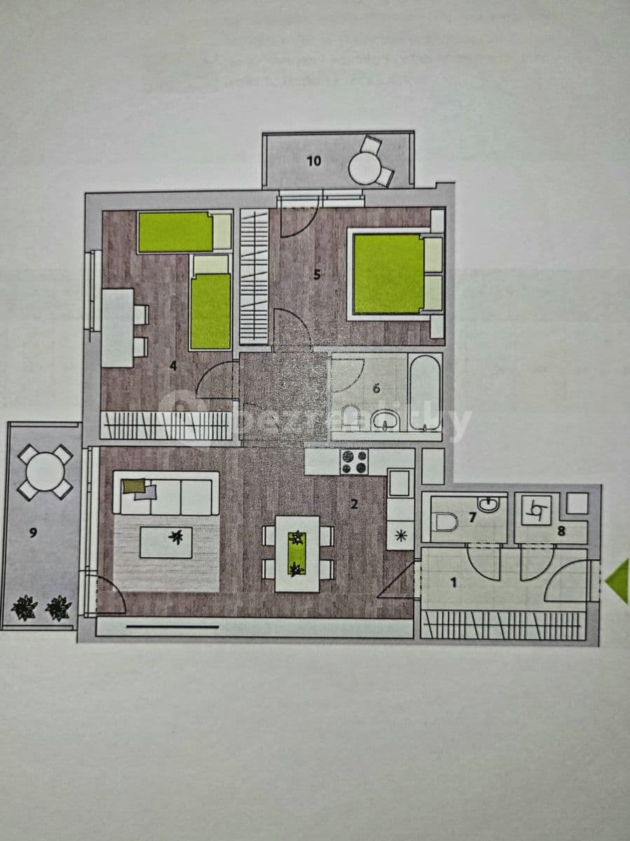 Pronájem bytu 3+kk 81 m², T. G. Masaryka, Horoměřice, Středočeský kraj Pronájem bytu 3+kk 81 m², T. G. Masaryka, Horoměřice, Středočeský kraj