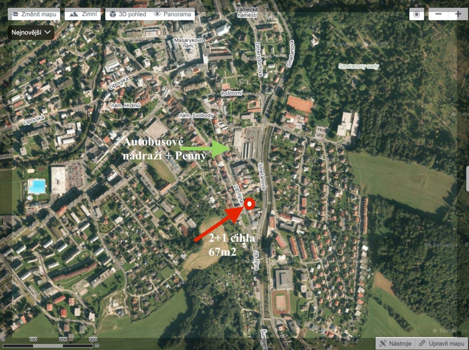 Prodej bytu 2+1 67 m², Jeseník, Olomoucký kraj Prodej bytu 2+1 67 m², Jeseník, Olomoucký kraj