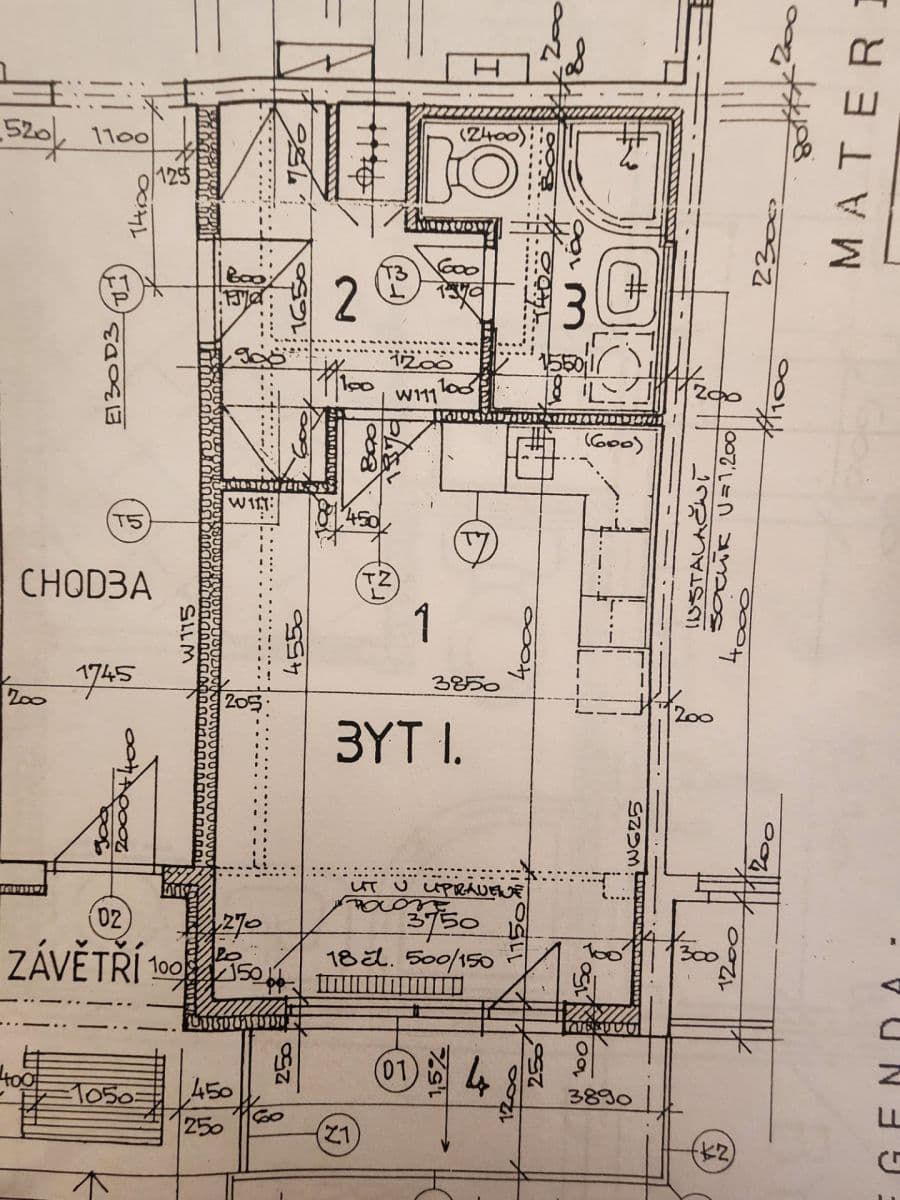 Pronájem bytu 1+kk 32 m², Neapolská, Praha, Praha Pronájem bytu 1+kk 32 m², Neapolská, Praha, Praha