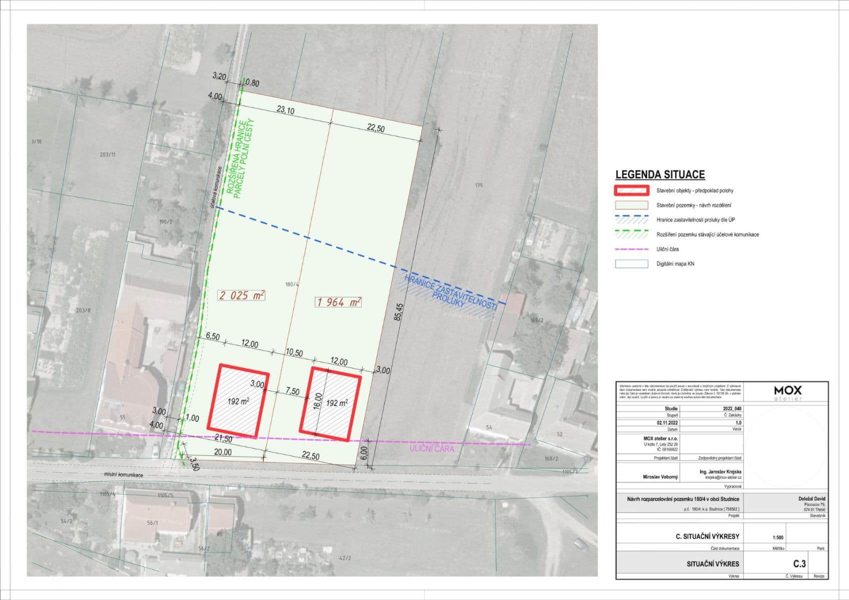 Prodej pozemku 1.964 m², Studnice, Kraj Vysočina Prodej pozemku 1.964 m², Studnice, Kraj Vysočina