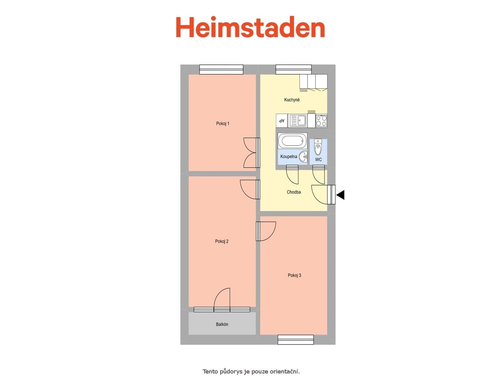 Pronájem bytu 3+1 69 m², Matuškova, Havířov, Moravskoslezský kraj Pronájem bytu 3+1 69 m², Matuškova, Havířov, Moravskoslezský kraj