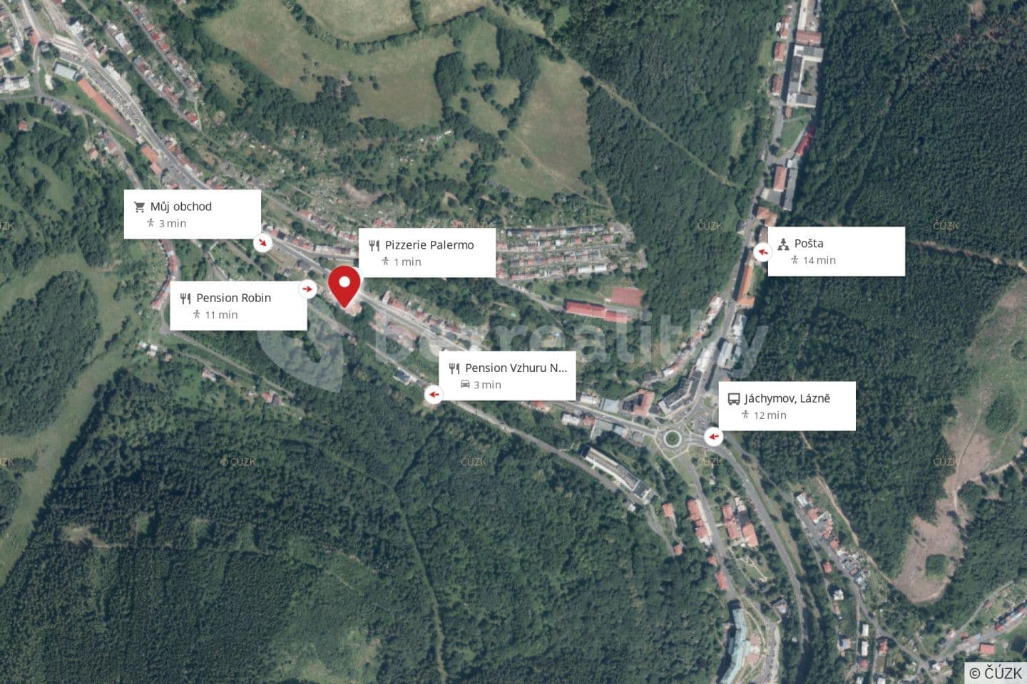Prodej domu 3.500 m², pozemek 3.097 m², třída Dukelských hrdinů, Jáchymov, Karlovarský kraj