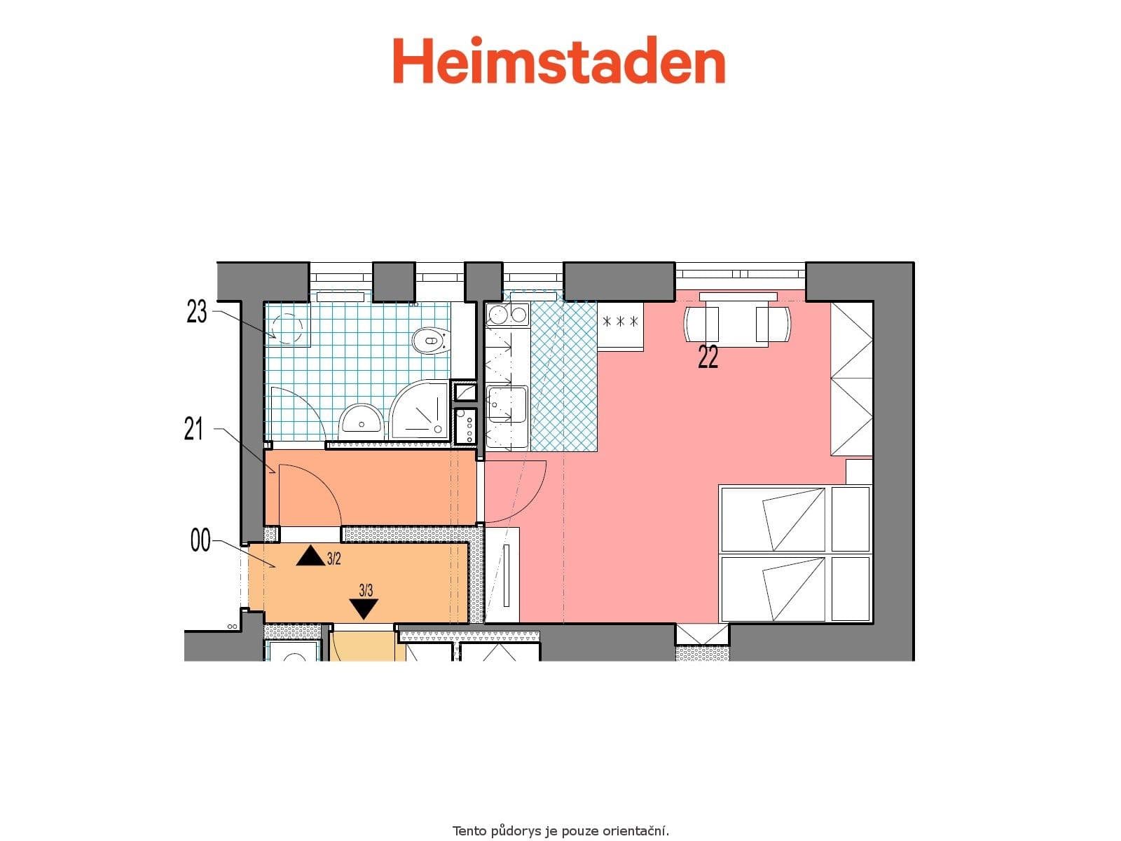 Pronájem bytu 1+kk 30 m², Klimšova, Havířov, Moravskoslezský kraj Pronájem bytu 1+kk 30 m², Klimšova, Havířov, Moravskoslezský kraj