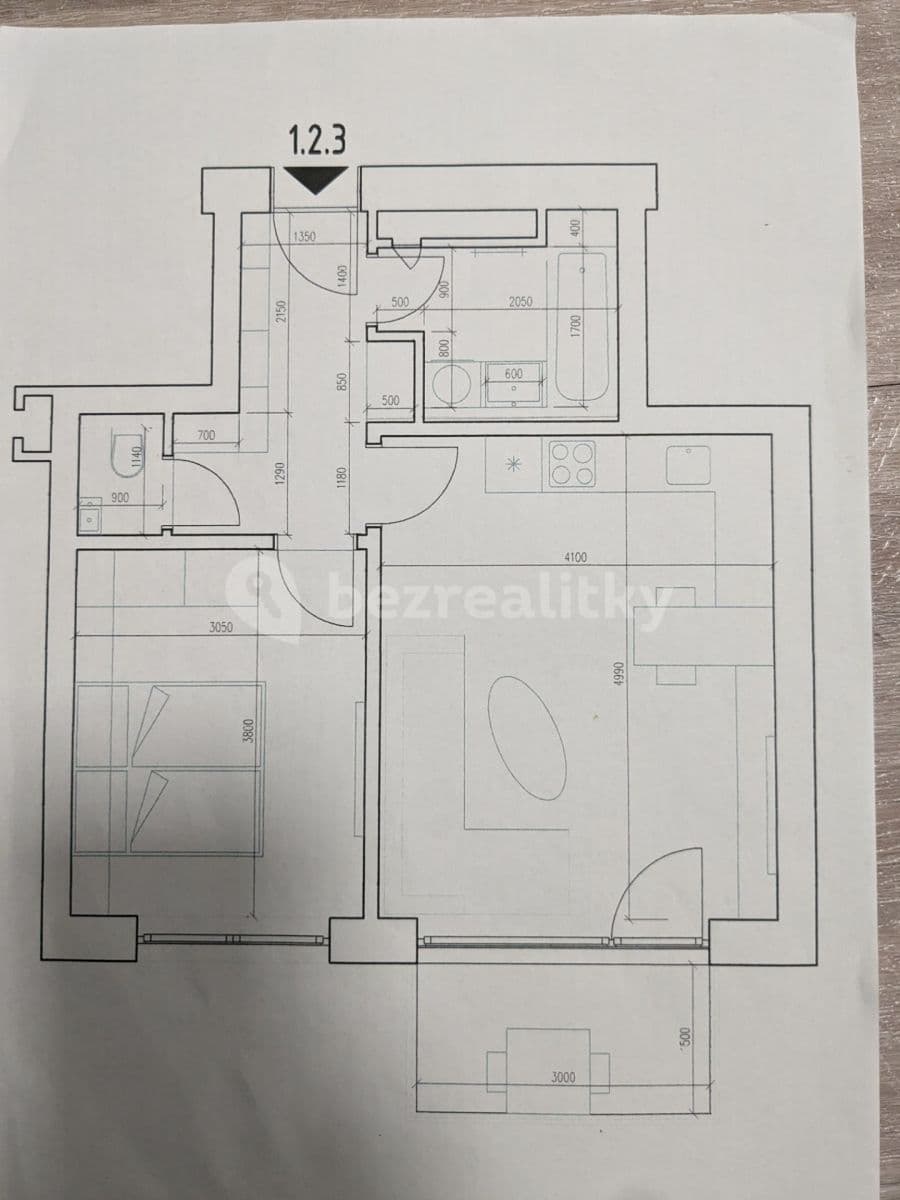 Pronájem bytu 2+kk 44 m², Kumpoštova, Brno, Jihomoravský kraj Pronájem bytu 2+kk 44 m², Kumpoštova, Brno, Jihomoravský kraj