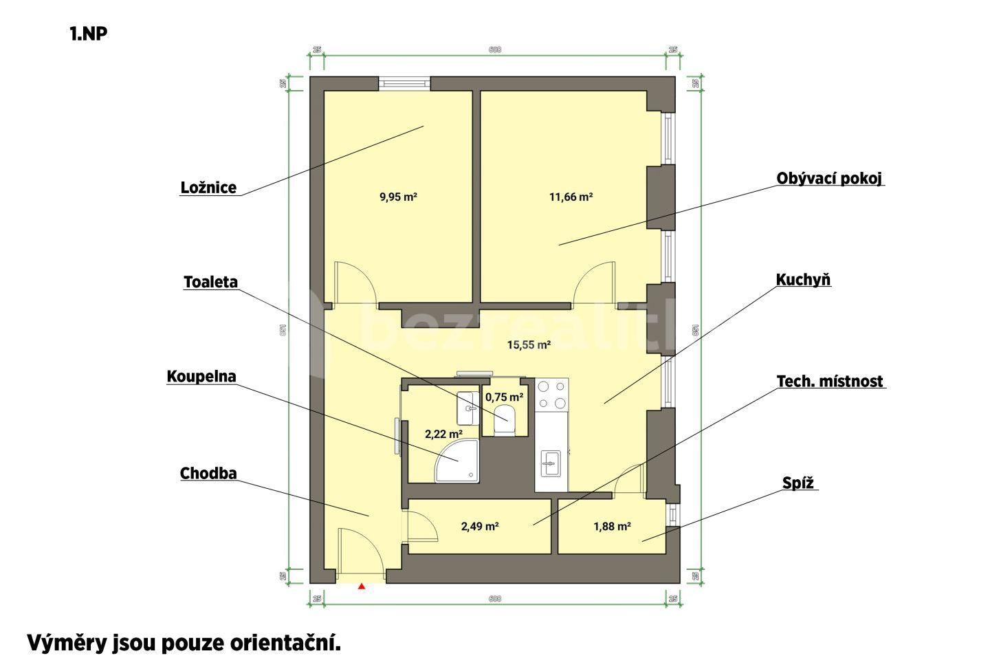 Prodej bytu 2+1 48 m², Hlavní třída, Mariánské Lázně, Karlovarský kraj