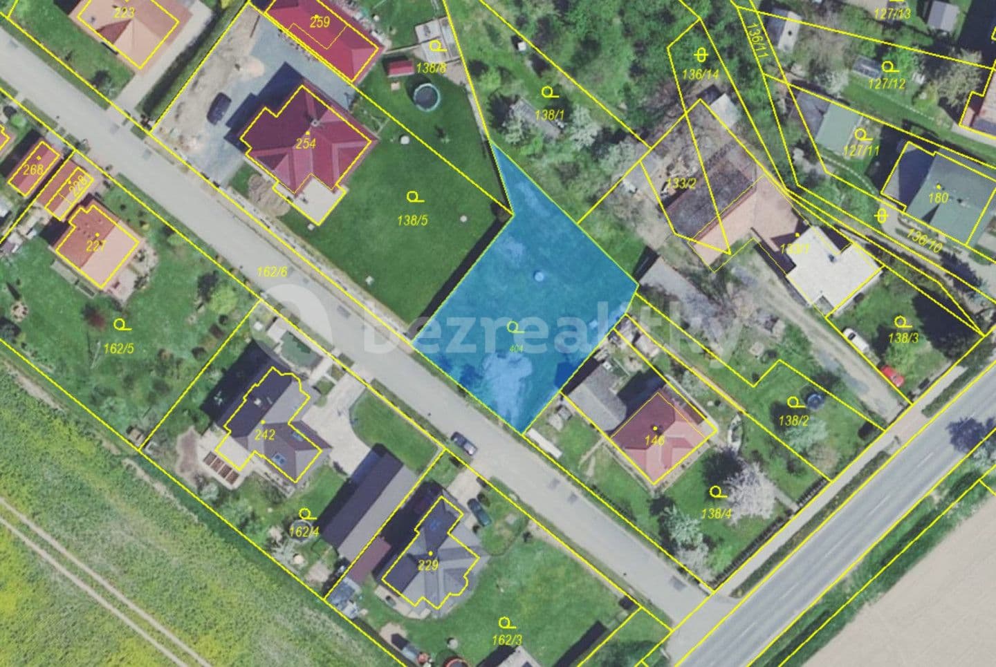 Prodej pozemku 723 m², Krchleby, Středočeský kraj